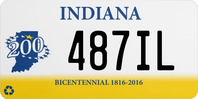 IN license plate 487IL