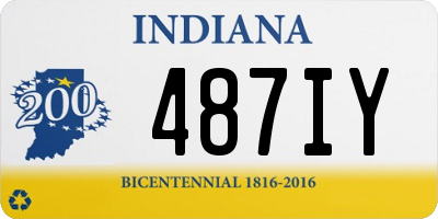 IN license plate 487IY