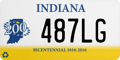 IN license plate 487LG