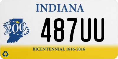 IN license plate 487UU