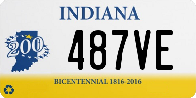 IN license plate 487VE