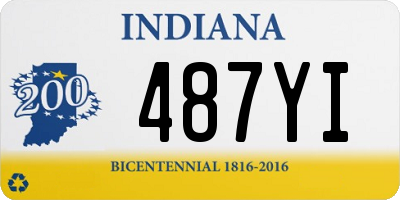 IN license plate 487YI