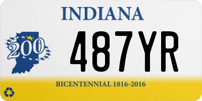 IN license plate 487YR