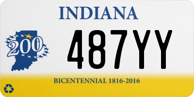 IN license plate 487YY