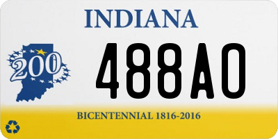 IN license plate 488AO