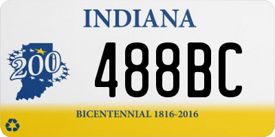 IN license plate 488BC