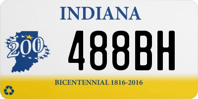 IN license plate 488BH