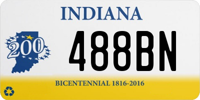 IN license plate 488BN