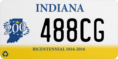 IN license plate 488CG