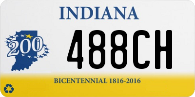 IN license plate 488CH