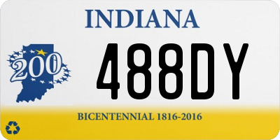 IN license plate 488DY