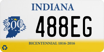 IN license plate 488EG