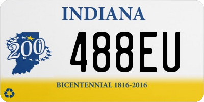 IN license plate 488EU