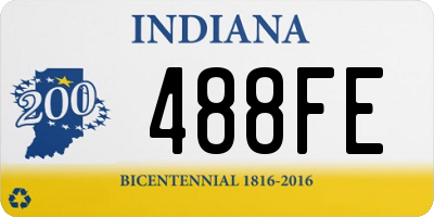 IN license plate 488FE