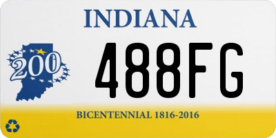 IN license plate 488FG