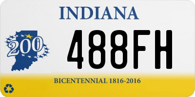 IN license plate 488FH