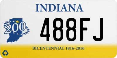 IN license plate 488FJ