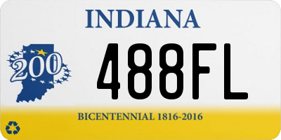 IN license plate 488FL