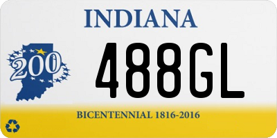 IN license plate 488GL