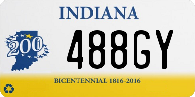 IN license plate 488GY