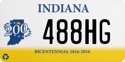 IN license plate 488HG
