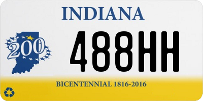 IN license plate 488HH