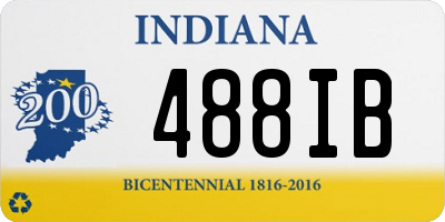 IN license plate 488IB