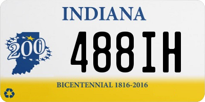 IN license plate 488IH