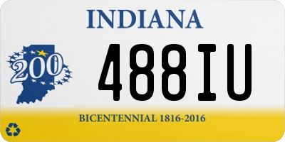 IN license plate 488IU