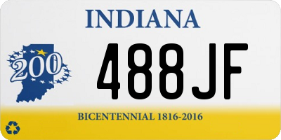 IN license plate 488JF