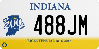 IN license plate 488JM