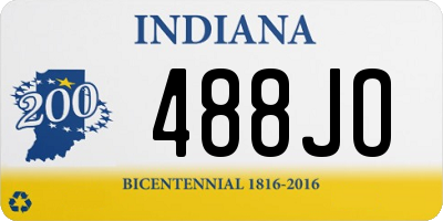 IN license plate 488JO