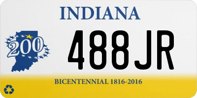 IN license plate 488JR