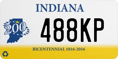 IN license plate 488KP