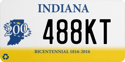 IN license plate 488KT