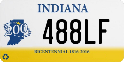 IN license plate 488LF