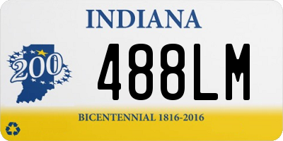 IN license plate 488LM