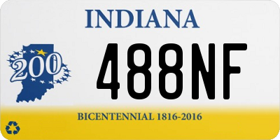 IN license plate 488NF