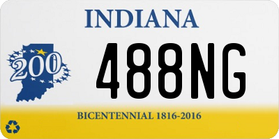 IN license plate 488NG