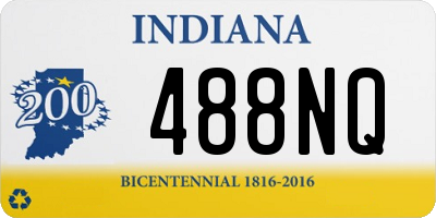 IN license plate 488NQ