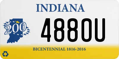 IN license plate 488OU