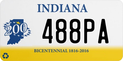 IN license plate 488PA