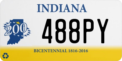 IN license plate 488PY