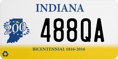 IN license plate 488QA