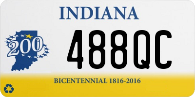IN license plate 488QC