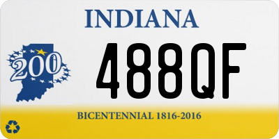 IN license plate 488QF