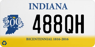 IN license plate 488QH