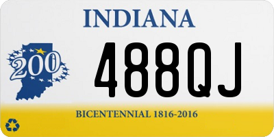 IN license plate 488QJ