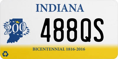 IN license plate 488QS