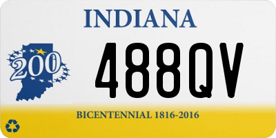 IN license plate 488QV
